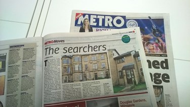 Metro feature about On The Market and Zoopla references Inksters